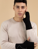 CA Alpaca Men's Fingerless Gloves