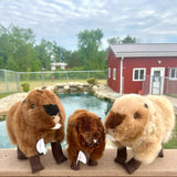 Small Capybara made with Alpaca Fur