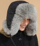 CA Baby Alpaca Fur Flap Hat