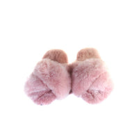 Pink Alpaca Slippers Size Medium