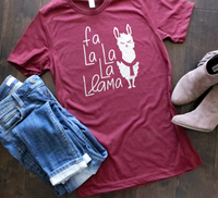 Fa La La Llama T-shirt