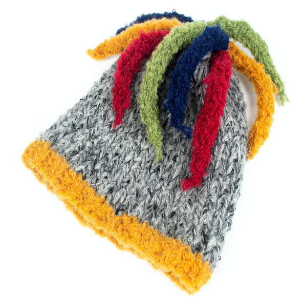 Hand Knit Kids Alpaca Hat