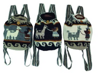 Small Crochet Alpaca Blend Shoulder Bag