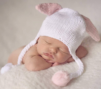 Hugbunny Pink Beanie Hat for Babies & Toddlers