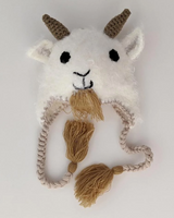 Goat Earflap Beanie Hat for Babies, Toddlers & Kids
