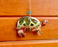 Emerald Tortoise Ornament